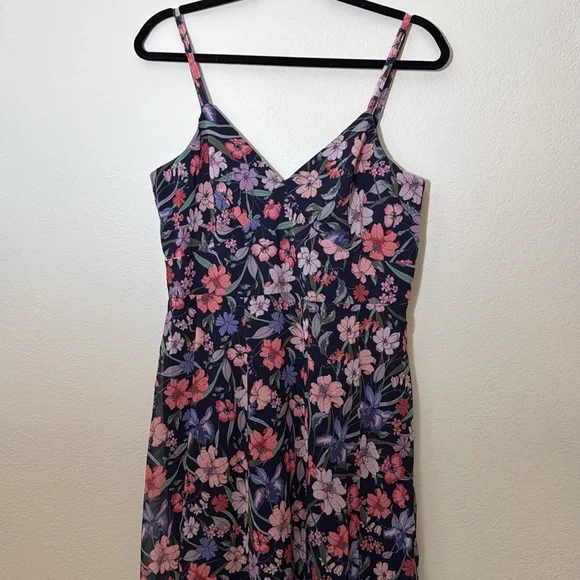 Anthropologie 12 Hutch Belinna Sleeveless V-Neck Godet A-Line Maxi Dress - Picture 6 of 13